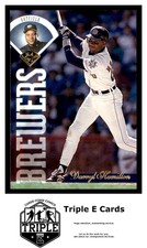 1995 Leaf #247 Darryl Hamilton Milwaukee Brewers ~A6N