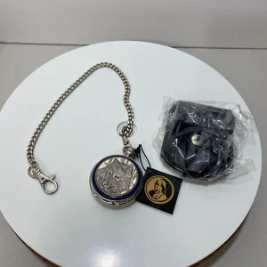Reloj Bolsillo Franklin Como Nuevo Internacional El Espíritu del Lobo Centro De Colección - Imagen 1 de 11