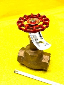 NIBCO KT-211-W-UL 1-1/2" NPT GLOBE VALVE BRONZE BONNET 125 SWP 200 CWP NL2L01C - Picture 1 of 8