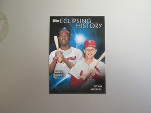 2015  Topps   Hank Aaron   #EH-2   Atlanta Braves     (ECLIPSING HISTORY)