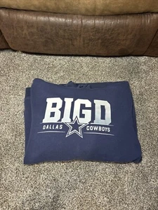 Sudadera con capucha de fútbol americano NFL Dallas Cowboys para hombre talla grande azul - Imagen 1 de 1