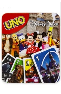 Disney Parks UNO Card Game Collector Tin Packing Brand News Sealed Tin 112 Karten - Bild 1 von 2