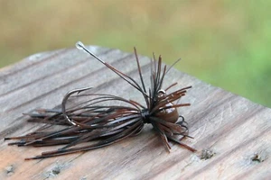 Custom Skirted Weedless Ultra Finesse Micro/Ned Jig 1/8oz 2 Pack - Picture 1 of 18
