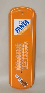 FANTA SODA THERMOMETER ADVERTISING SIGN 5'' X 17'' BOTTLE - Picture 1 of 5