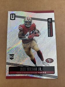 JEFF WILSON JR 2019 Panini Unparalleled RC Rookie #162 49ers Dolphins