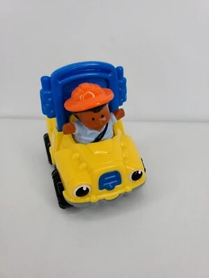 2004 Fisher Price Little People McDonald's Happy Meal Yellow Cement Truck - Image 1 of 4