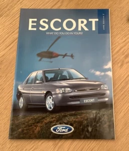Ford Escort UK Car Sales Brochure October 1996 Edition 2 - Picture 1 of 2