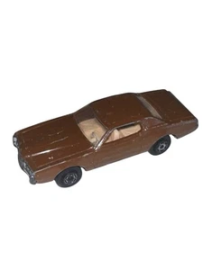 Coche diecast vintage Yatming Fastwheel #1008 marrón Ford Thunderbird Hong Kong - Imagen 1 de 4