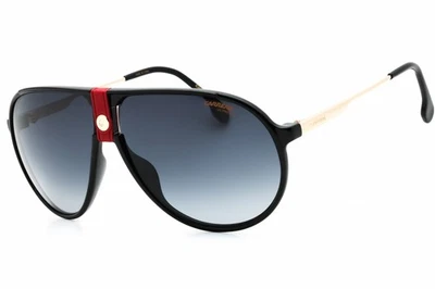 CARRERA 1034/S Y11 9O Sunglasses Black Red Frame Grey Gradient Lenses 63mm - Image 1 of 4