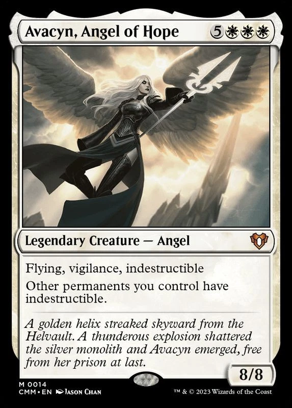 MTG FOIL Avacyn, Angel of Hope English [CMM] - Image 1 of 1