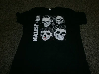 Mens Size Large HALESTORM - Skull Tour T Shirt - Image 1 of 3