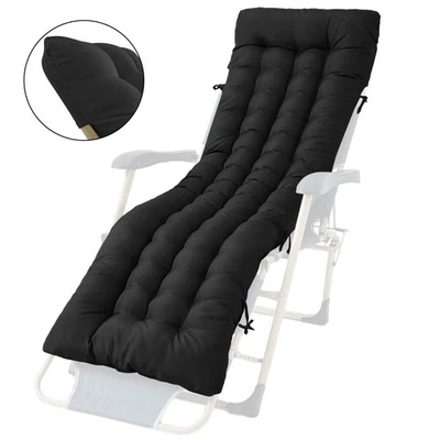 67"x19.7" Waterproof Thick Chaise Lounge Cushion High Filling Volume Outdoor Pad - Image 1 of 4