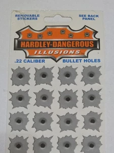 Harley Davidson Illusions "BULLET HOLES" 24er Pack abnehmbare Aufkleber Kaliber .22 - Bild 1 von 6