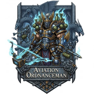 Aviation Ordnanceman Decal - Dungeons & Dragons Game Decal - 4" Fantasy Decal - Picture 1 of 4