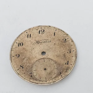 Vintage Dial Pocket Watch USSR MOLNIJA Cristal SOVIET Parts - Picture 1 of 3