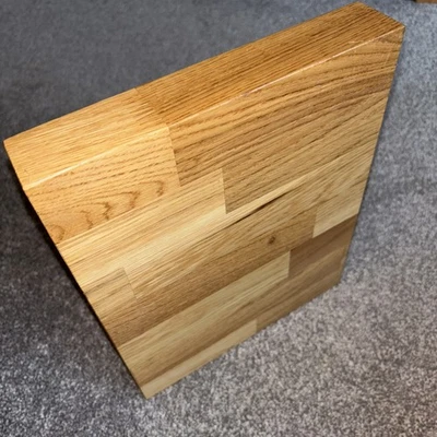 Solid Oak Chopping Board, Butchers Block, Chop Block, Chef Board, Kitchen Block - Image 1 of 3