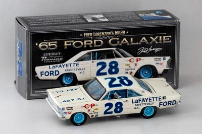 Fred Lorenzen #28 LaFAYETTE FORD 1965 Galaxie 1:24 University of Racing Foto 1 de 2