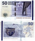 2026 Denmark 50 UNC Banknote P70 New enhanced Ulrik Nødgaard & Niels Kaas