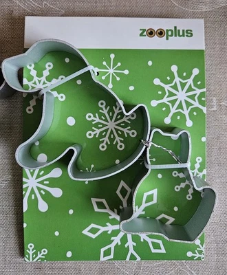 2 schöne kleine Plätzchen-Ausstech-Formen "Hund und Katz“ von Zooplus, ungenutzt - Bild 1 von 3
