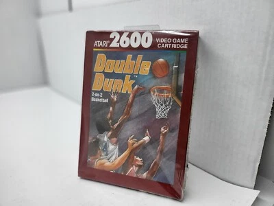 NEW SEALED  DOUBLE DUNK GAME FOR PAL ATARI 7800 + 2600 + PLUS RETRON 77 - Image 1 of 4