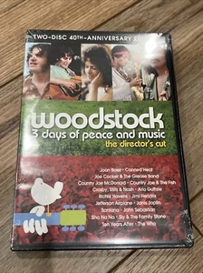 Woodstock: 3 Days of Peace and Music, 2-DVD 40th Anniversary Ed, Director's Cut - Picture 1 of 14