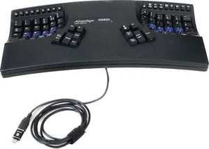 Kinesis KB500 USB-C Advantage Pro Ergonomic Keyboard Cherry MX Brown MAC WINDOWS - Picture 1 of 9
