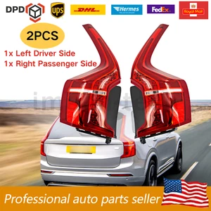 Pair Left Right LED Tail Light For Volvo XC90 2016-2025 Rear Stop Lamp 32228830 - Picture 1 of 16