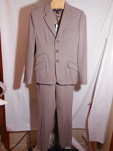 MISSES WOOL BLEND EQUESTRIAN PANT SUIT RALPH LAUREN BLACK LABEL ITALY 8 10 $2096 - Picture 1 of 12