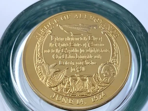 History of America ~ Pledge Of Allegiance ~ Commemorative Coin ~ America's Mint - Picture 1 of 2