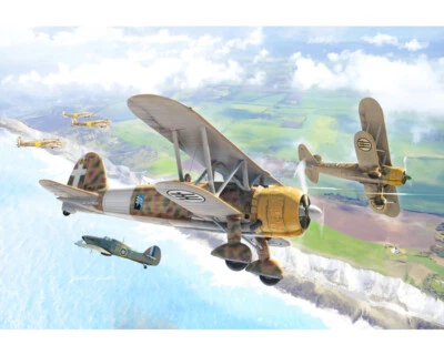 Italeri 1437 Fiat CR.42 Falco 1:72 modellismo - Immagine 1 di 4