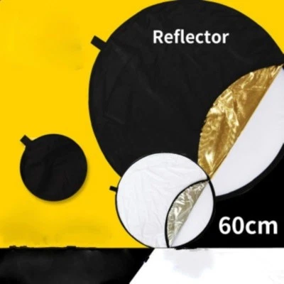 5-in-1 60cm Portable Collapsible Photographing Reflector Diffuser Lighting Tools - Image 1 of 4