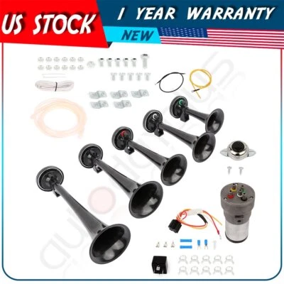 Kit de bocina de aire para coche musical Dixie negro ultra fuerte Dukes of Hazzard General Lee Foto 1 de 4