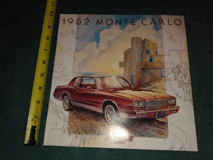 1982 CHEVROLET MONTE CARLO SALES BROCHURE /  ORIGINAL DEALER CATALOG! - Picture 1 of 6