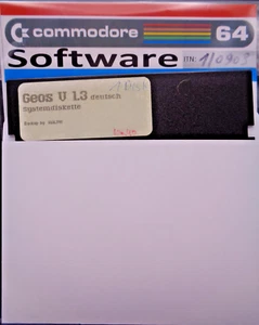 COMMODORE 64/128 -- GEOS V 1.3 DEUTSCH SYSTEMDISK & TREIBERDISK (COMMODORE-DISK) - Bild 1 von 3