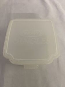 NOS Kraft Cheese Singles Storage Container Clear Plastic Food Storage Box
