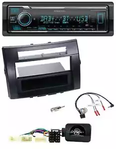 Kenwood Bluetooth Lenkrad DAB USB Autoradio für Toyota Corolla Verso 04-07 schwa - Bild 1 von 9