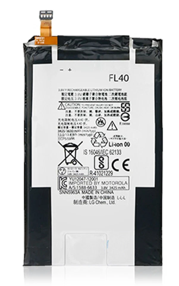Replacement Battery-Compatible For MOTOROLA MOTO X PLAY (XT1562 / 2015) (FL40) Foto 1 de 1