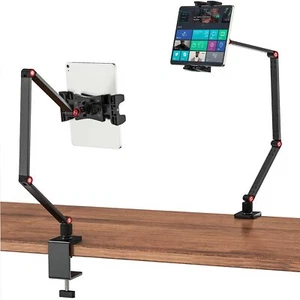 Cenawin Supporto da Tavolo per iPad, Supporto da Letto per Tablet a Braccio Lung - Foto 1 di 7