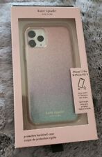 Genuine Kate Spade Apple iPhone 11 Pro /xs/x Phone Case Ombre Glitter Pink