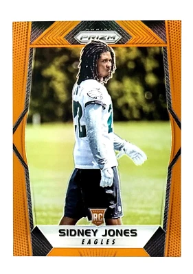 2017 Panini Prizm Orange #276 Sidney Jones RC 184/275 Philadelphia Eagles - Image 1 of 2