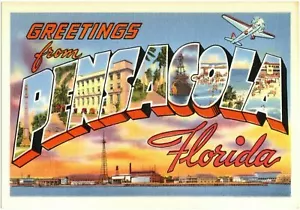 Imán para nevera Pensacola Florida Saludos - Imagen 1 de 1