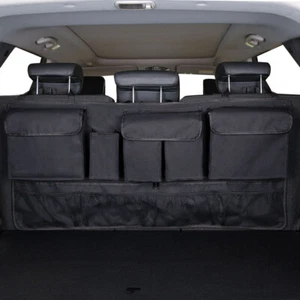 9 Pocket Car Trunk Organizer Hanging Back Seat Storage Bag Accessories Universal - Picture 1 of 9