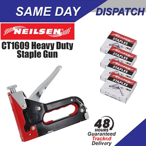 NEILSEN CT1609 NEILSEN TOOLS Schwerlast Tacker Tacker Polster Holz Oran - Bild 1 von 3
