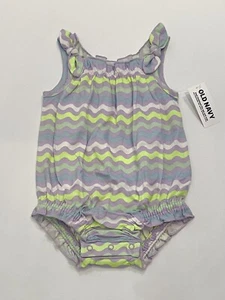 Old Navy Baby Girl Clothes 3-6 Months Romper Bodysuit Cute Outfit New - Picture 1 of 3