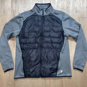 Old Navy Active Gray Blue Puffer Jacket Large Men - Picture 1 of 6