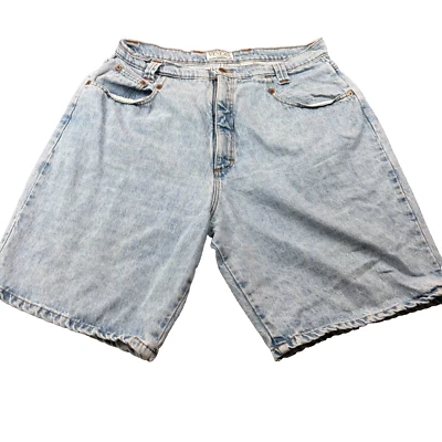 Vintage Venezia Vitale Bermuda Shorts Womens 18 Blue Denim 100% Cotton - Imagem 1 de 4