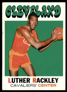 1971-72 TOPPS LUTHER RACKLEY CLEVELAND CAVALIERS #88 - Bild 1 von 2