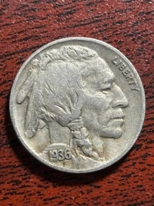 5 Cent Münze Büffelnickel 1936 S, km134 - tolle Münze BESSERES DATUM - Bild 1 von 2