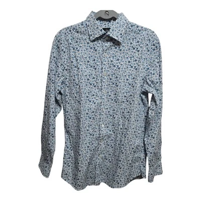 Rodd & Gunn рубашка Sports Fit синий цветы размер маленький итальянская ткань новый с Ярлыками - Изображение 1 из 4