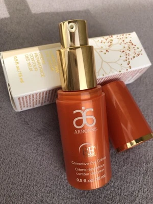 Crema correctora avanzada para ojos Arbonne RE9 tamaño completo 0,5 oz 15 g 15 ml NUEVA VEGANA Foto 1 de 4